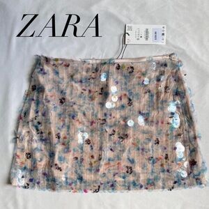 Zara sequin mini skirt